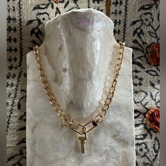 COA Authentic Louis Vuitton Lock &amp; Key Necklace available in different #’s L - Picture 8 of 16